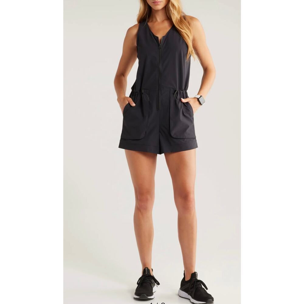 Zella Navigator women’s Short Romper Athleasure Gym black size small